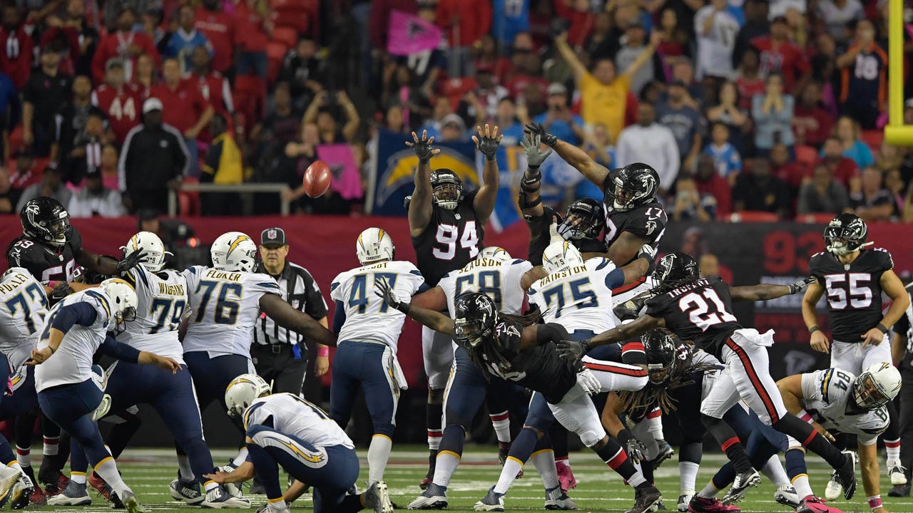 Chargers, Falcons going in opposite directions
